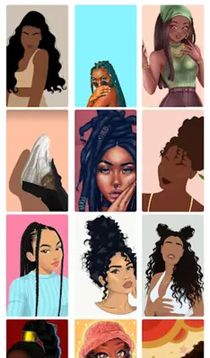 Melanin wallpapers android App screenshot 0