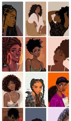 Melanin wallpapers android App screenshot 1